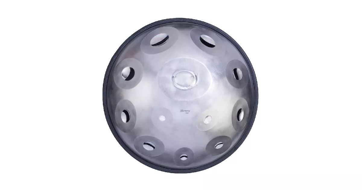 D Kurd 10 Note Stainless Steel Mofanegh Handpan - Harmony Handpan